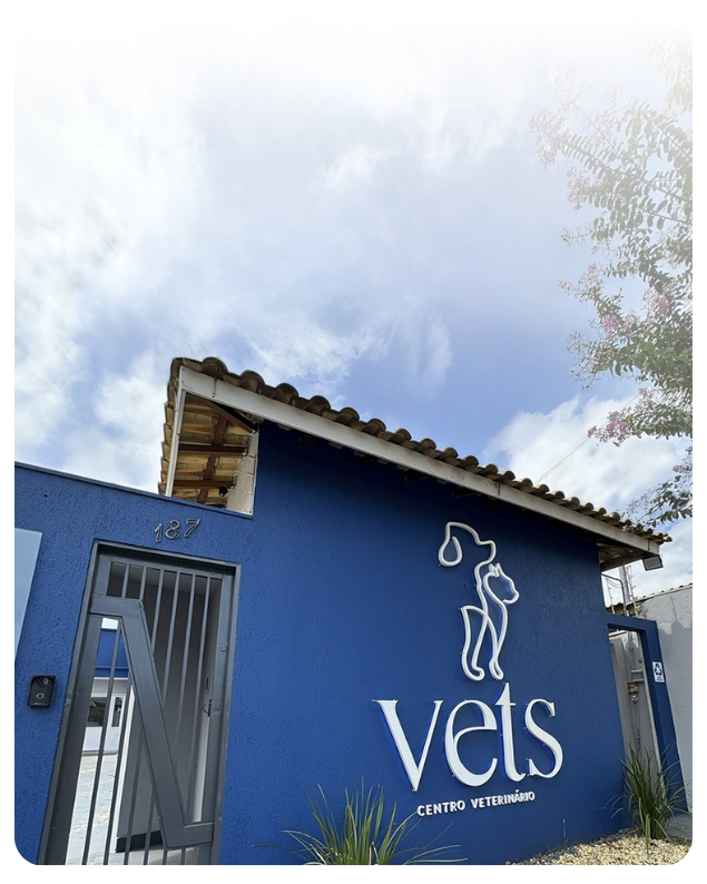 Fachada e recepção da Vets Centro Veterinário 24h